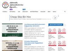 Tablet Screenshot of matematikciler.com
